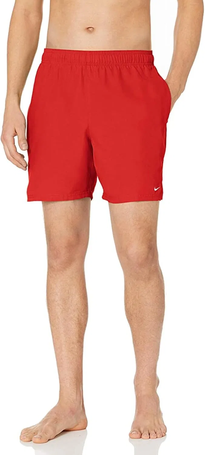 Плавки мужские, бренд Nike, цвет University Red White, 7 дюймов — фото 3