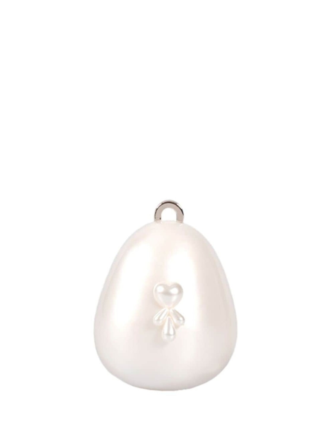 

Simone Rocha клатч Egg с искусственным жемчугом, белый