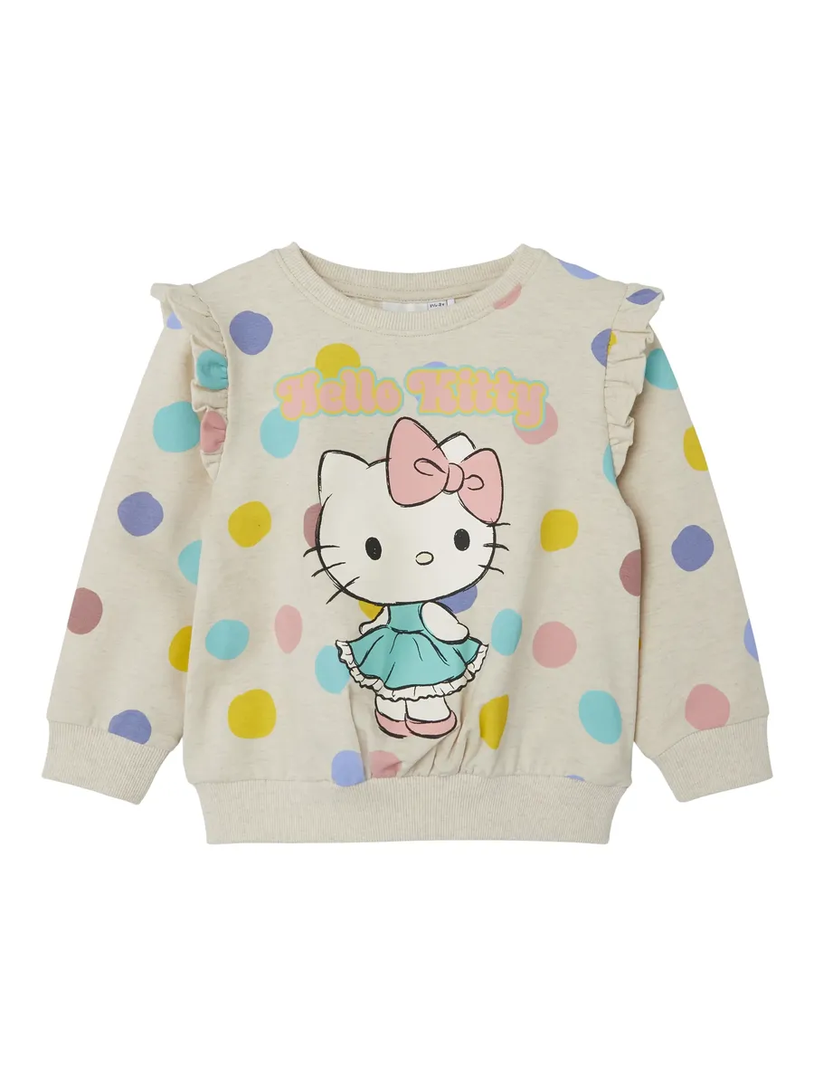 

Толстовка Name It "NMFJASA HELLOKITTY SWEAT", цвет Peyote Melange