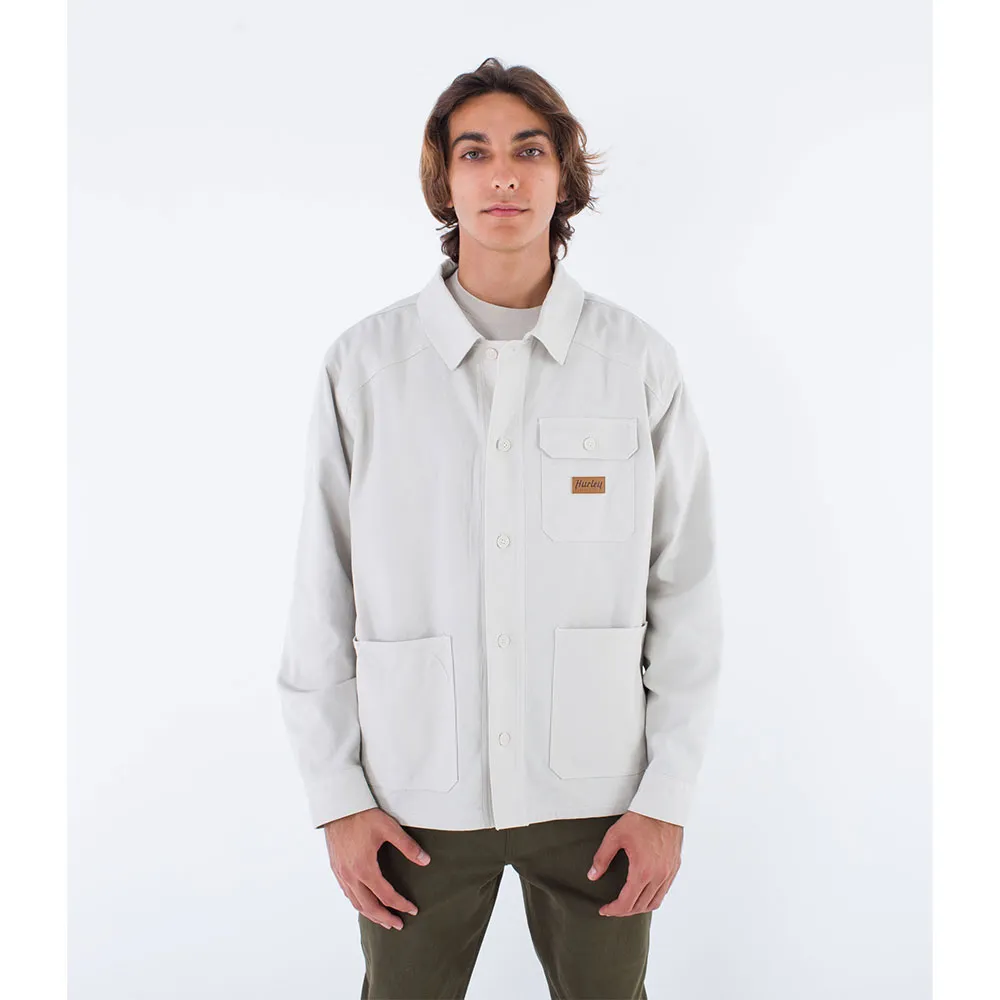 

Верхняя рубашка Hurley Bixby Lined Canvas, белый