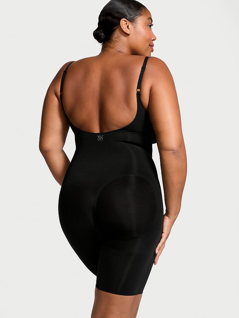 Корректирующее белье от Victoria Seamless Shaping Боди длиной до середины бедра Victoria'S Secret, черный — фото 2