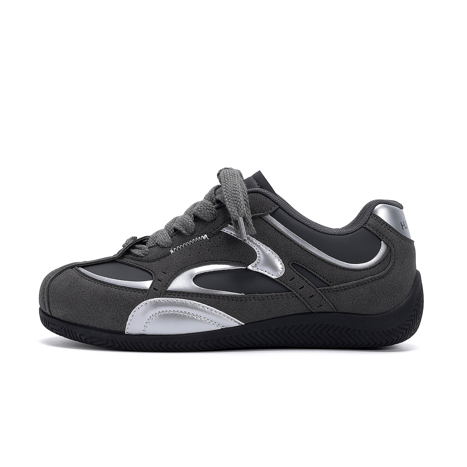 

HUANQIU Кроссовки для скейтбординга Racing Shoes Mesh Coverage Abrasion Resistant, Breathable Low top мужские, темно-серый