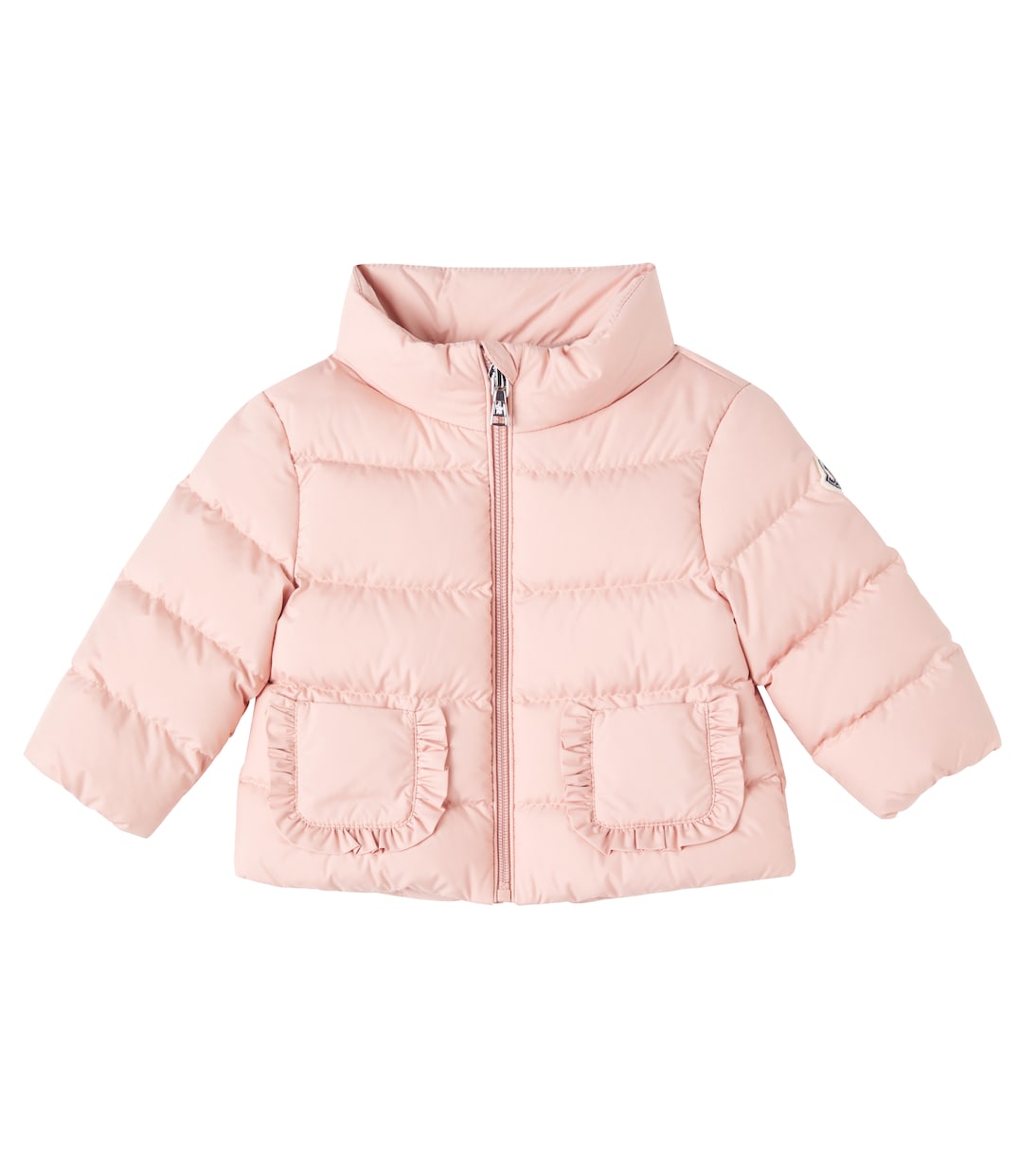 

Детская пуховая куртка Onica с рюшами Moncler Enfant, Peach Pink