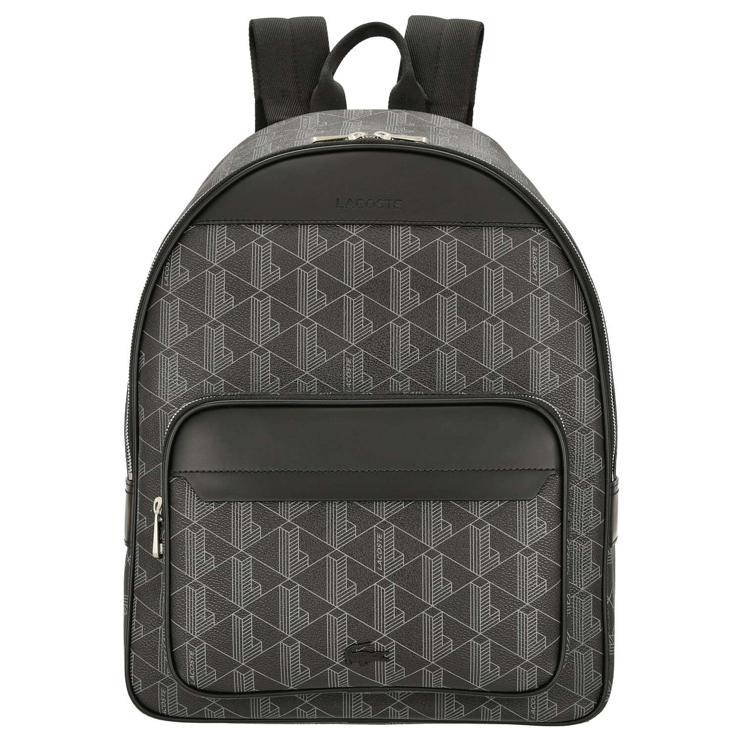 

Рюкзак Lacoste The Blend aus Canvas 40 cm, цвет allover monogram black