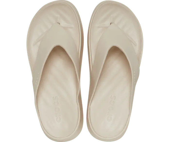 Шлепанцы на платформе Getaway Crocs женские, цвет Stucco — фото 3