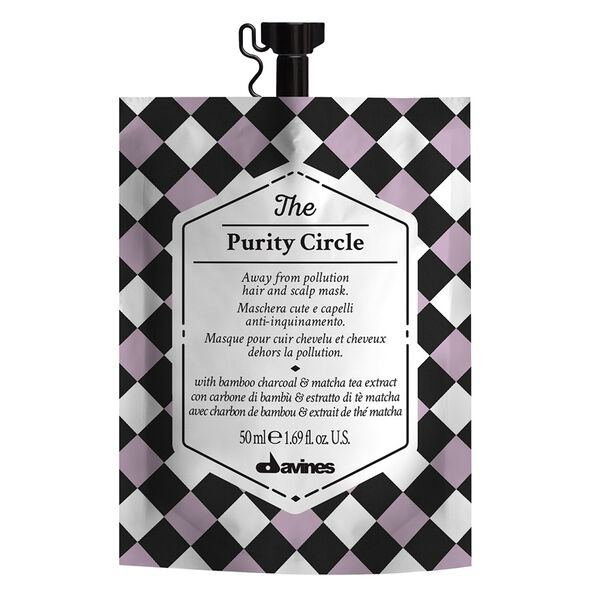 

Маска для удаления загрязнений с волос и кожи головы, 50 мл Davines The circle chronicles purity circle