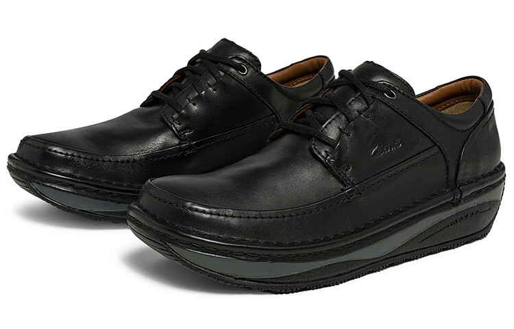 Мужские туфли Clarks Men's Casual Shoes Men Low-Top Black — фото 2