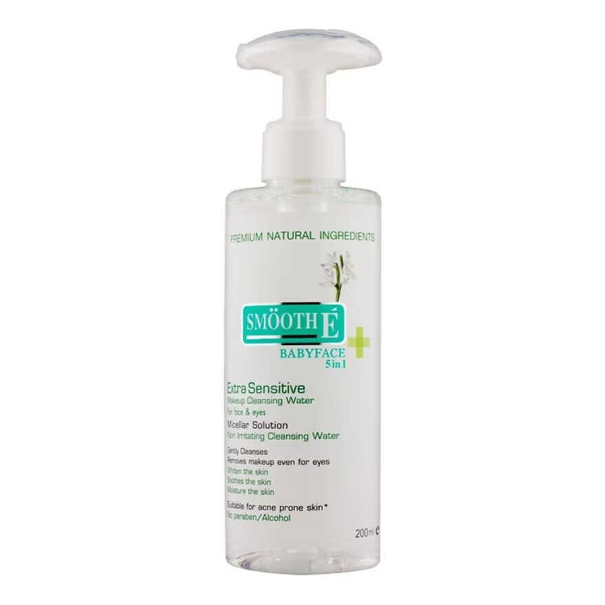 

Smooth E Очищающая вода Extra Sensitive 200 мл, White