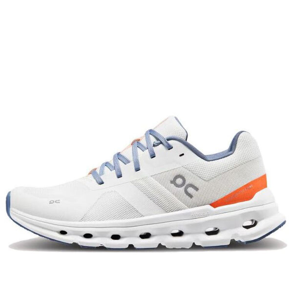 Кроссовки cloudrunner 'undyed white flame' On Running, белый
