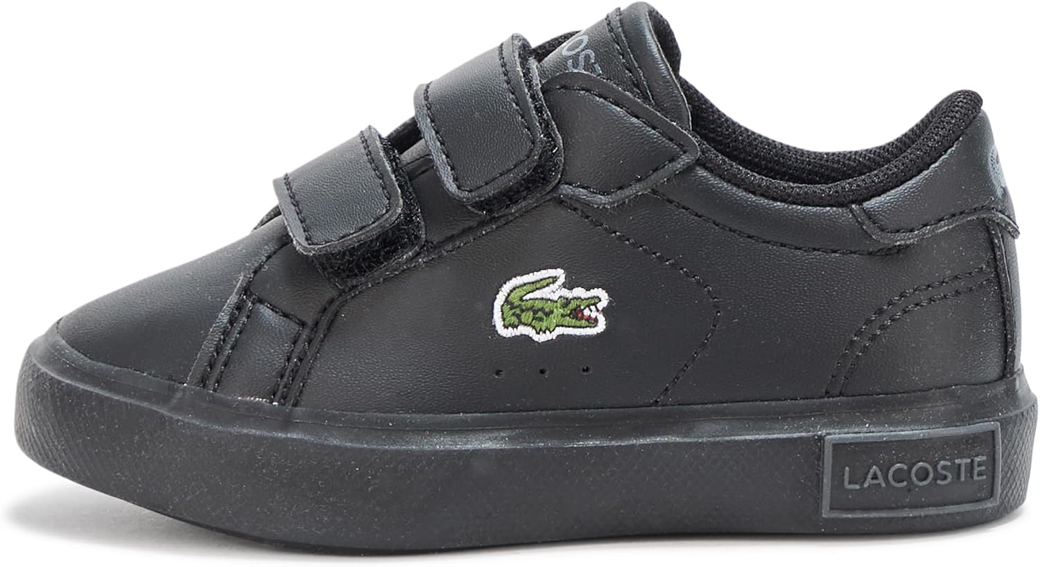 Детские кроссовки Lacoste Powercourt для мальчиков, Black/Black — фото 2