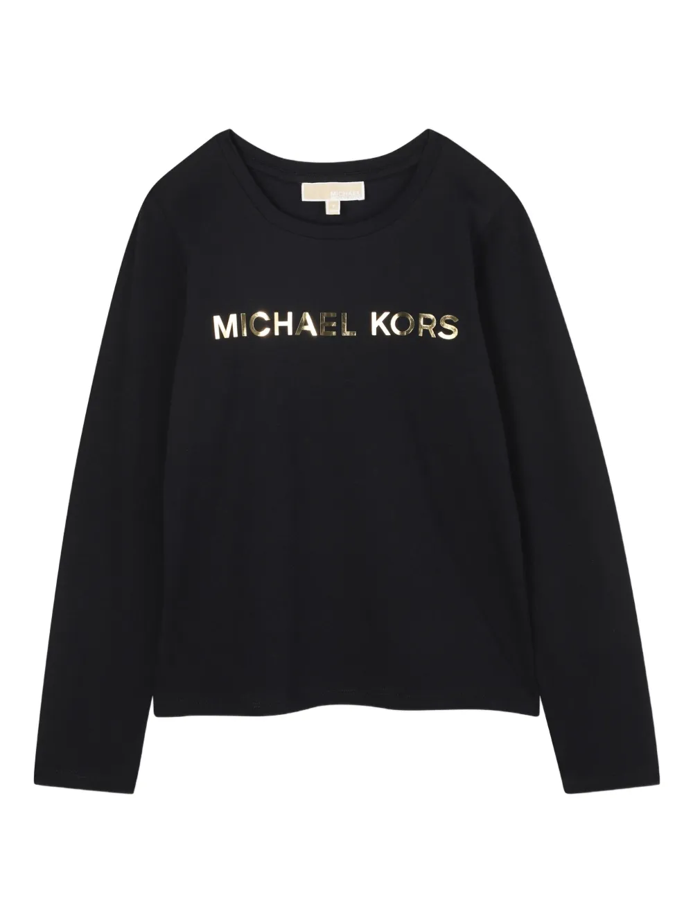 

Лонгслив с логотипом Michael Kors Kids, черный