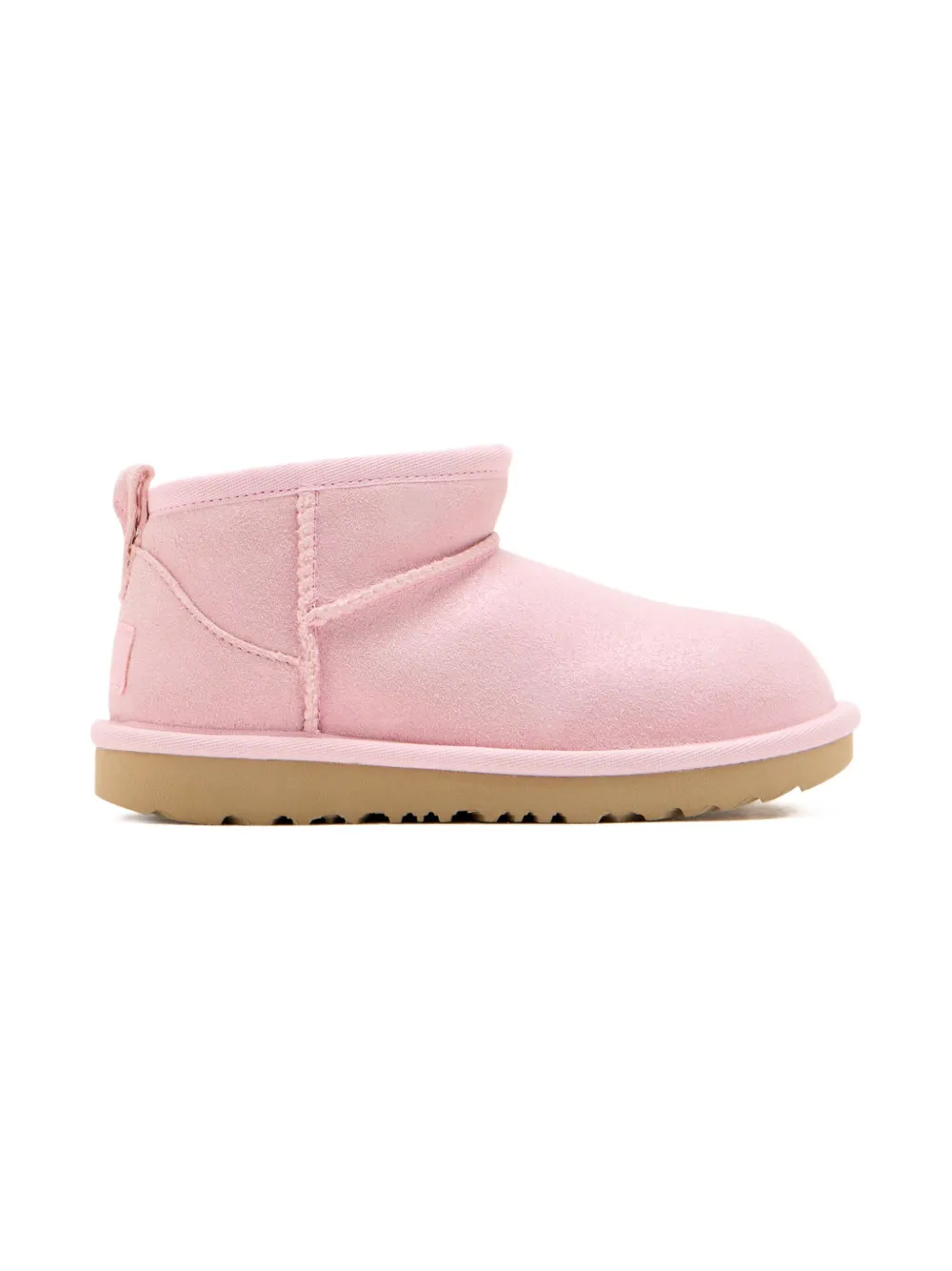 Замшевые ботинки на молнии Ugg Kids, розовый — фото 2