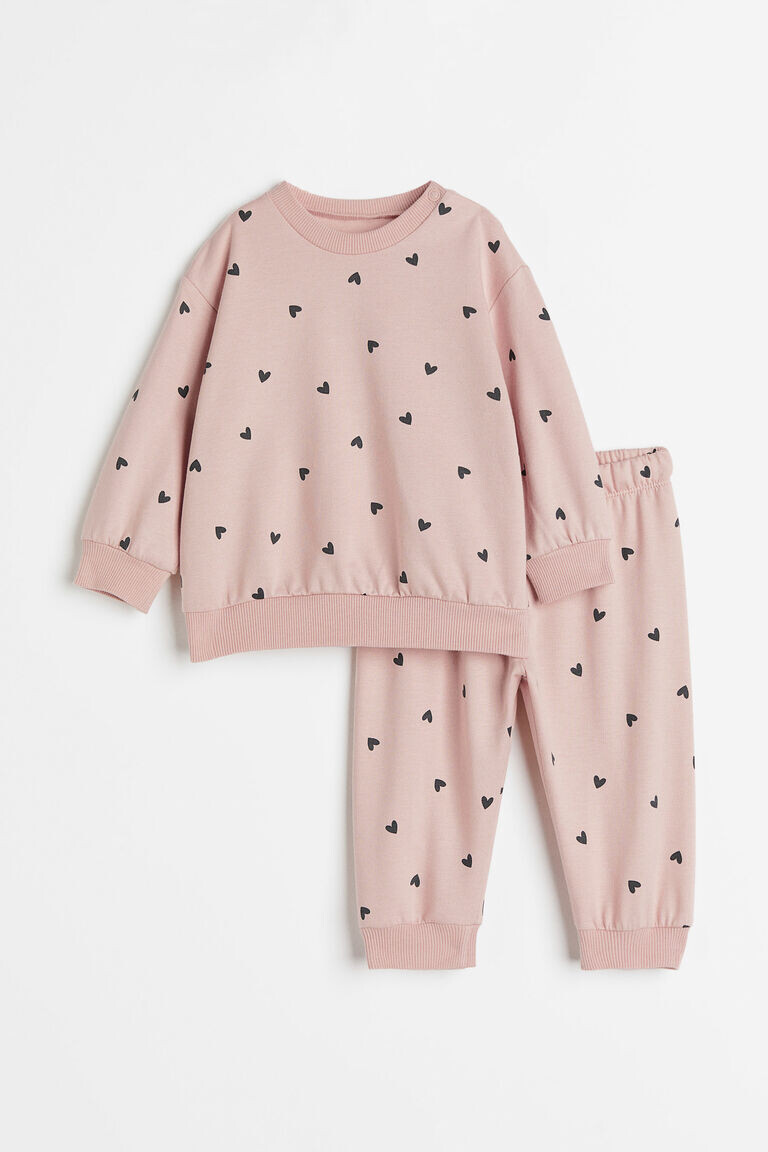 

Комплект из двух толстовок H&M, розовый