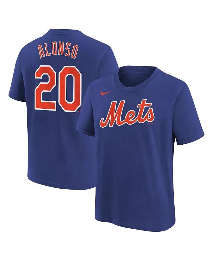 

Футболка с именем и номером игрока Big Boys Pete Alonso Royal New York Mets Home Nike