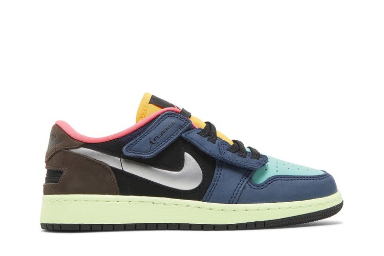 

Кроссовки Air Jordan 1 Low FlyEase GS 'Tokyo Bio Hack', коричневый