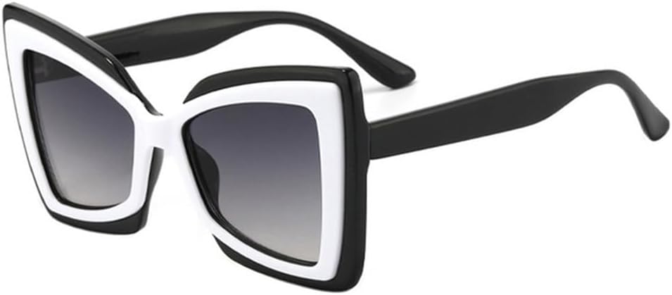 

Женские солнцезащитные очки MUTYNE Oversize Cat Eye, модные солнцезащитные очки с леопардовым принтом и градиентной окраской, защита от ультрафиолета UV400, винтажный стиль, Black-gray