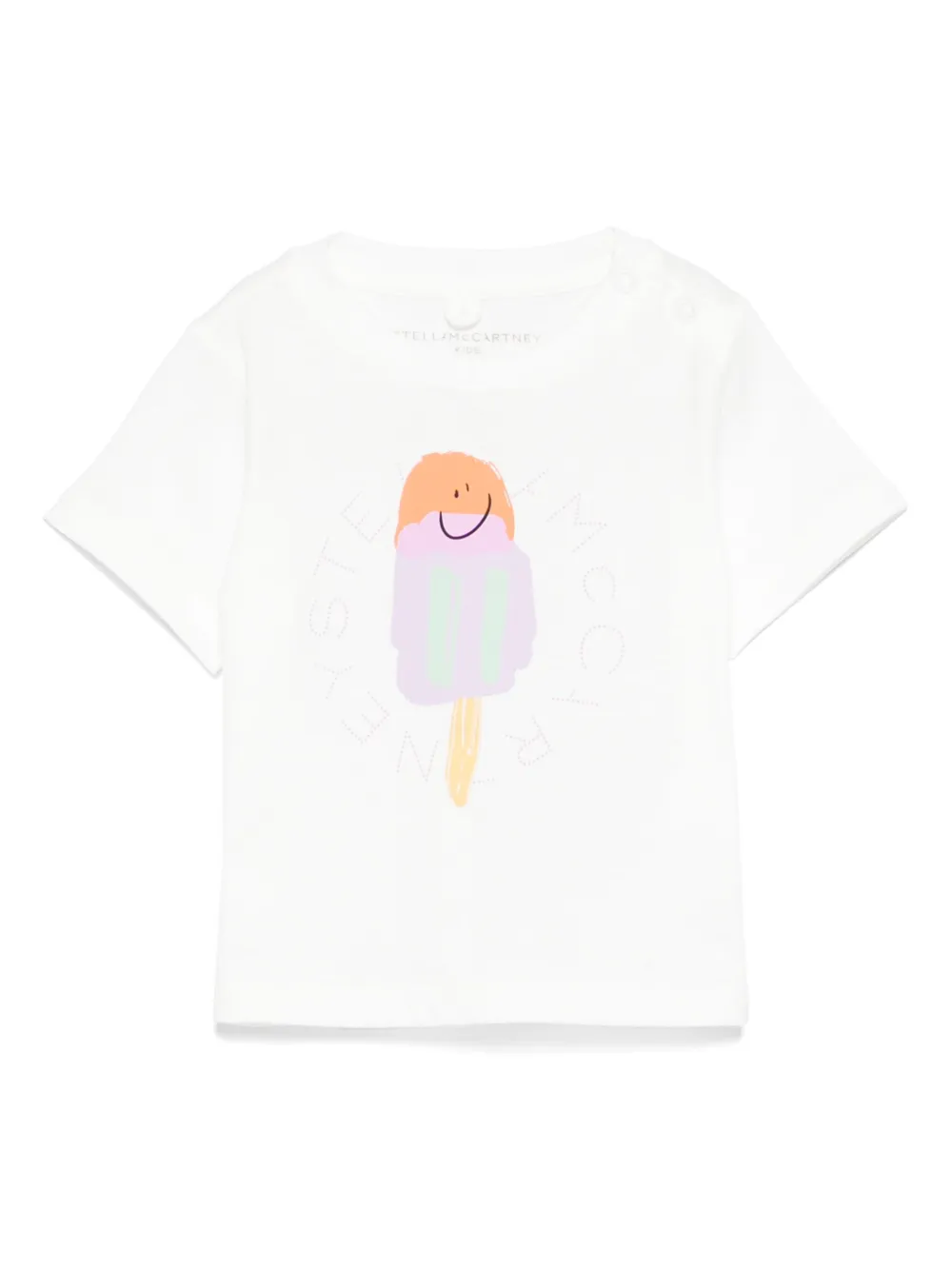 

Футболка с принтом Stella McCartney Kids, белый
