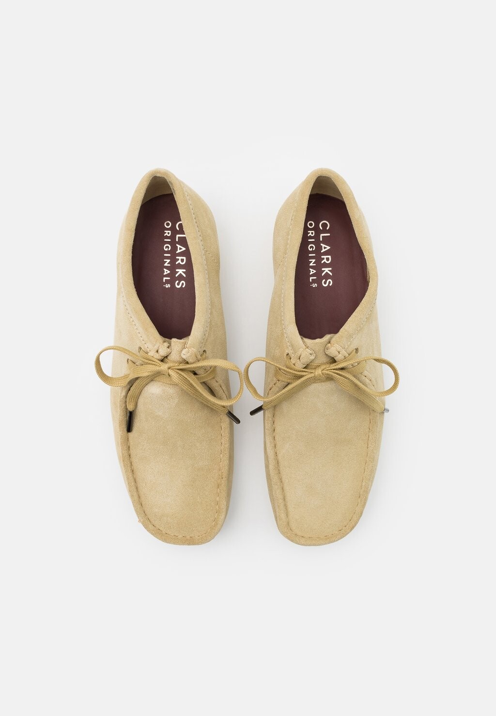 

Повседневные туфли на шнуровке WALLABEE Clarks Originals, бежевый