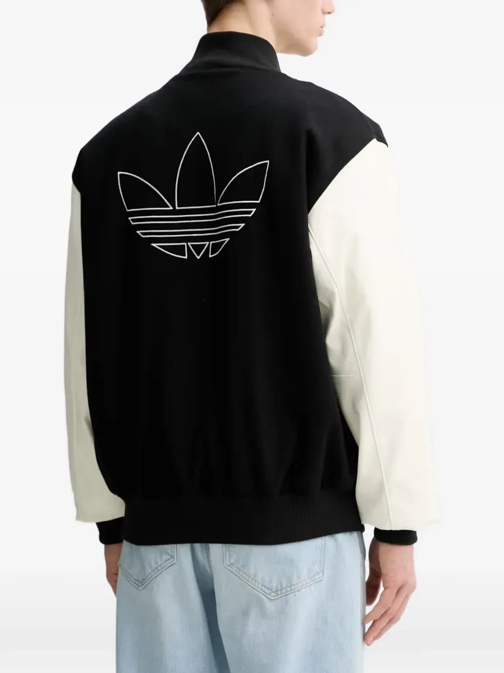 Куртка-бомбер Originals Basketball с аппликацией Adidas, черный — фото 3