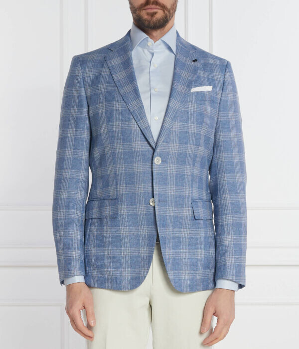 

H-Hutson-233 элегантная куртка Slim Fit Boss, синий