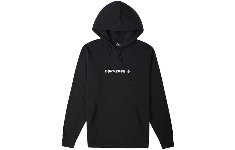 

Свитшот с цифровой печатью, унисекс, черный Converse, черный