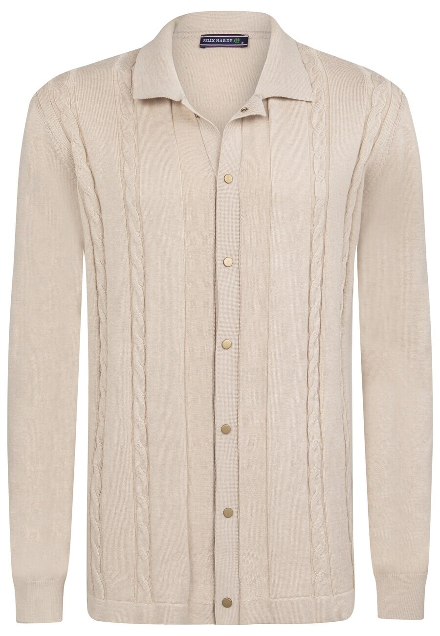 

Вязаный кардиган Felix Hardy Regular fit Knit Cardigan, бежевый
