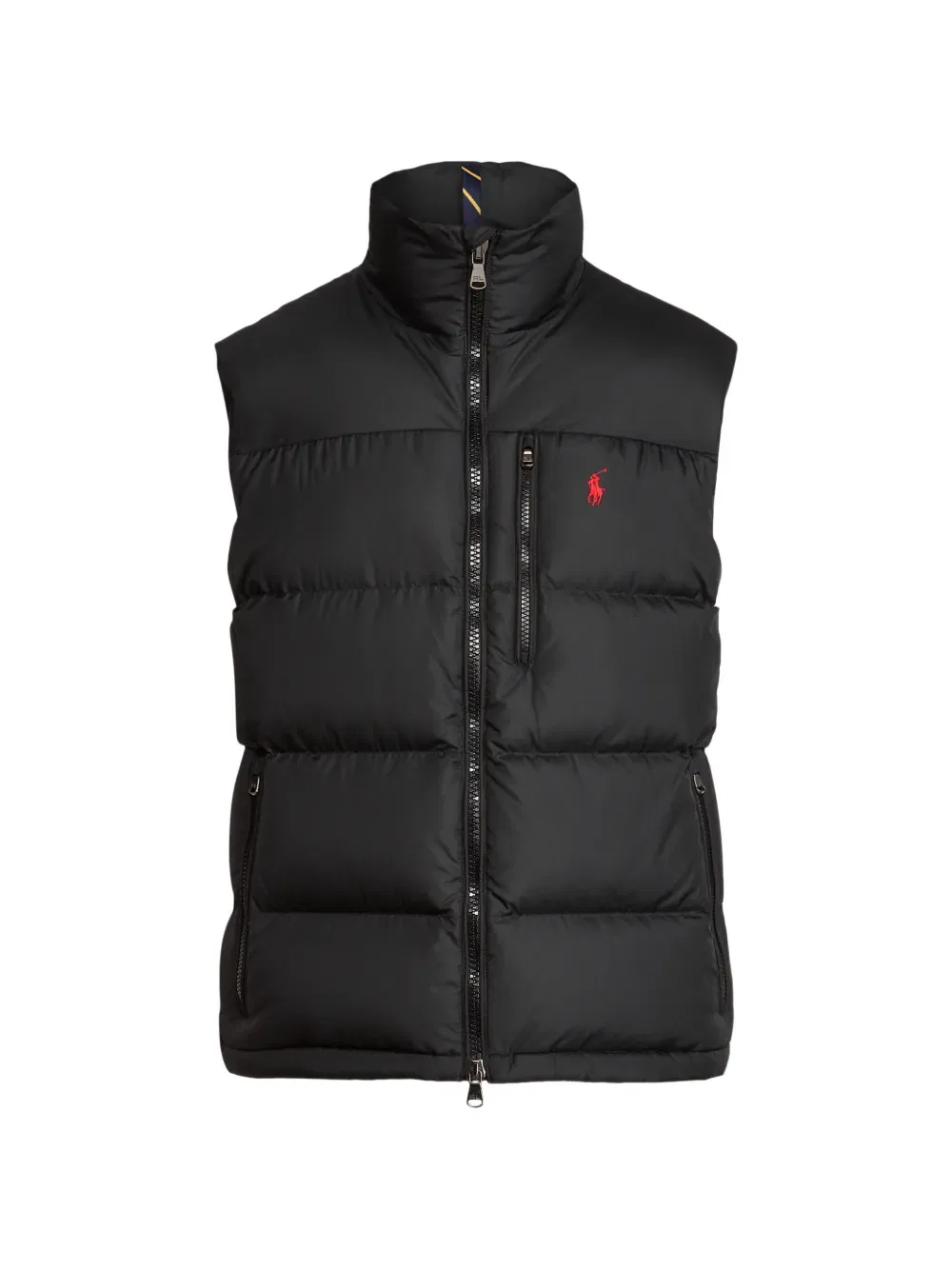 Утепленный жилет Polo Pony Polo Ralph Lauren, черный
