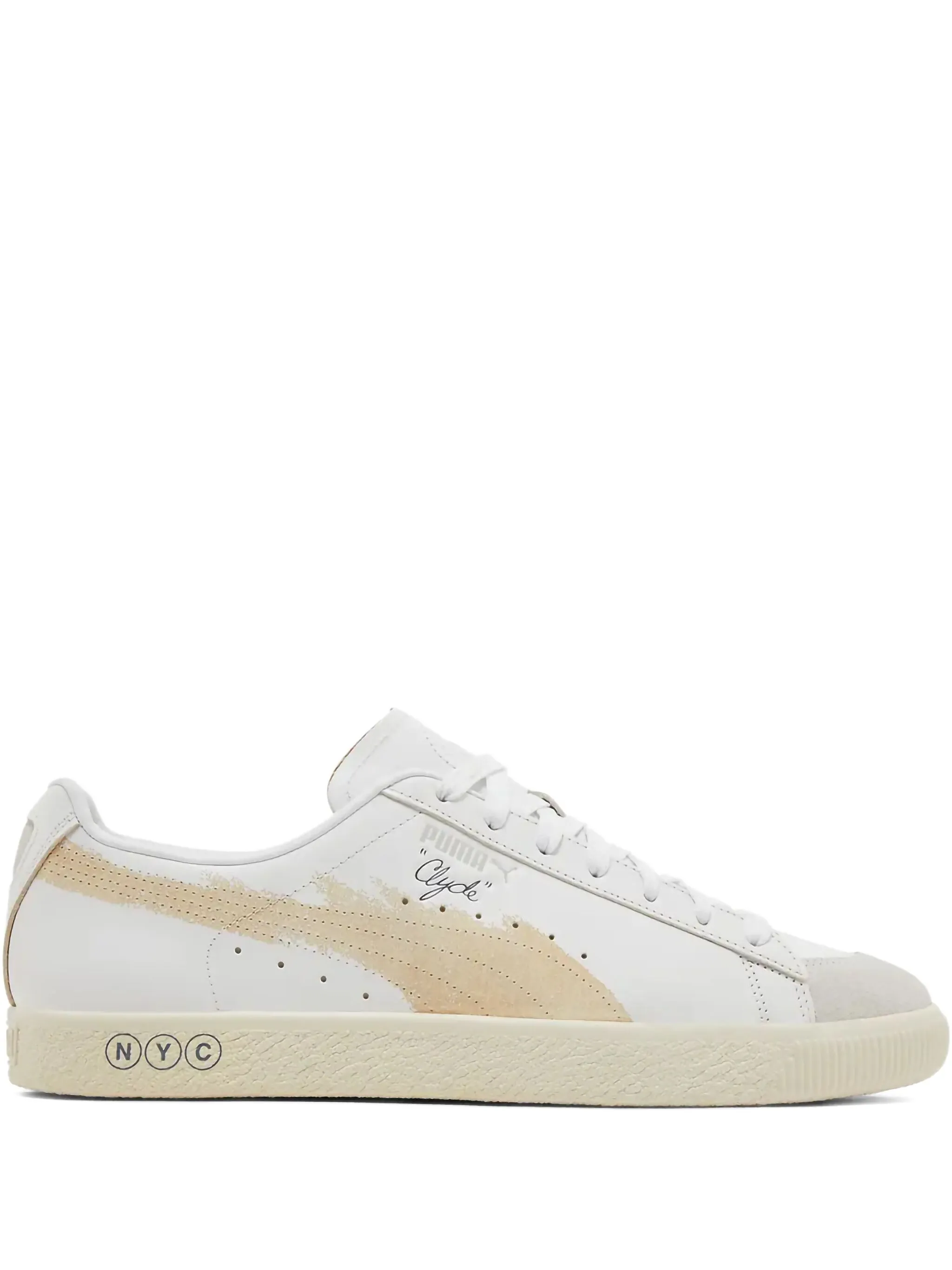 

Кроссовки Extra Butter Puma White/Warm White/Feather из коллаборации с Clyde, белый