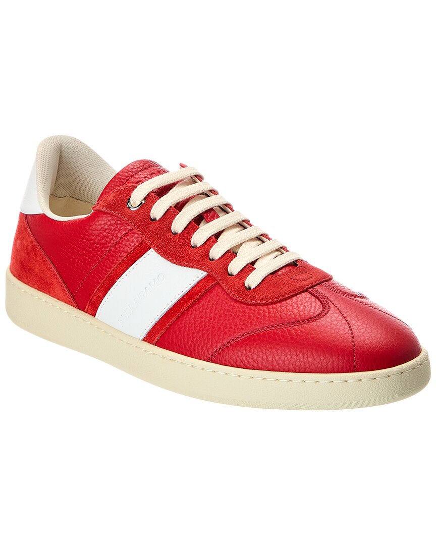 

Кроссовки Ferragamo из кожи Salvatore Ferragamo, красный