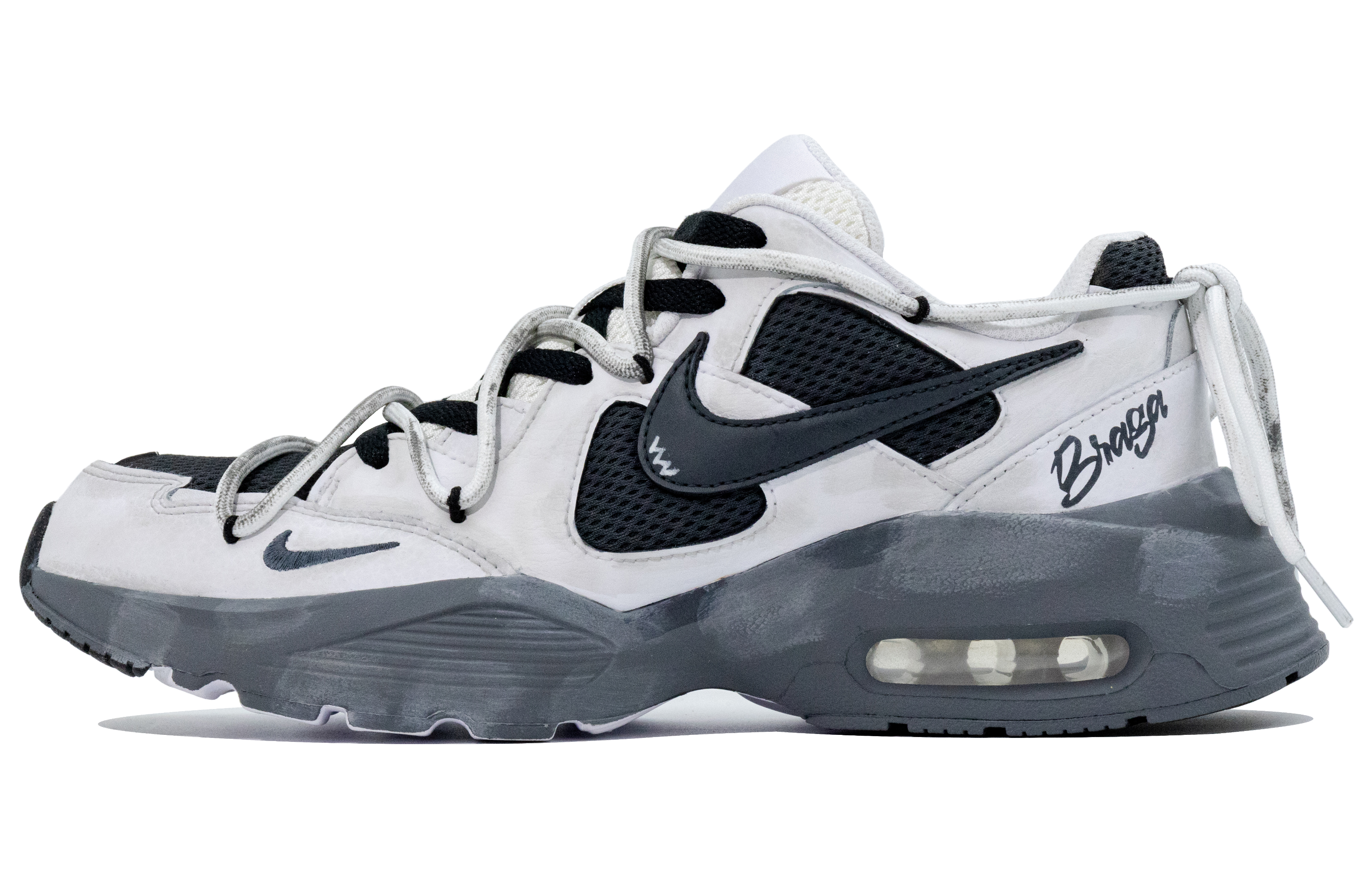 

Кроссовки Air Max Fusion с низким верхом, устойчивые к истиранию, светло-серые, мужские Nike, Light Gray