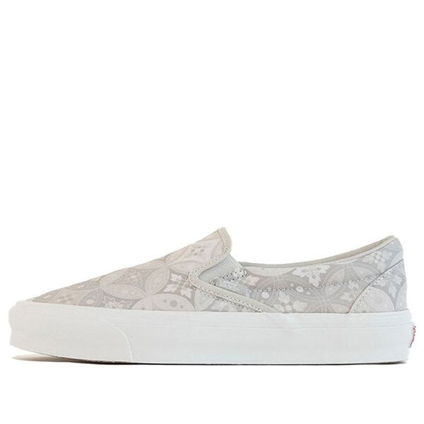 

Кроссовки kith x vault og classic slip-on lx 'gray tile' Vans, серый