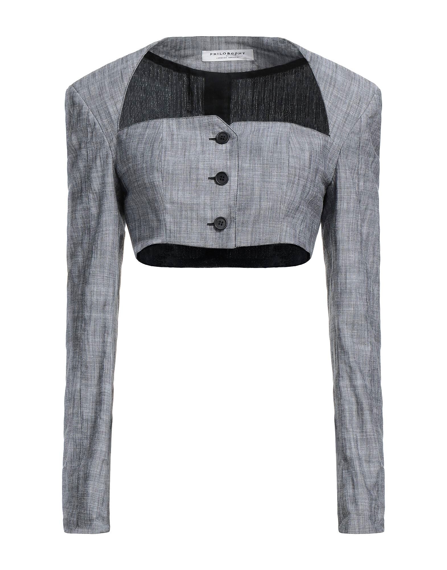 

Кроп-топ Philosophy Di Lorenzo Serafini, серый