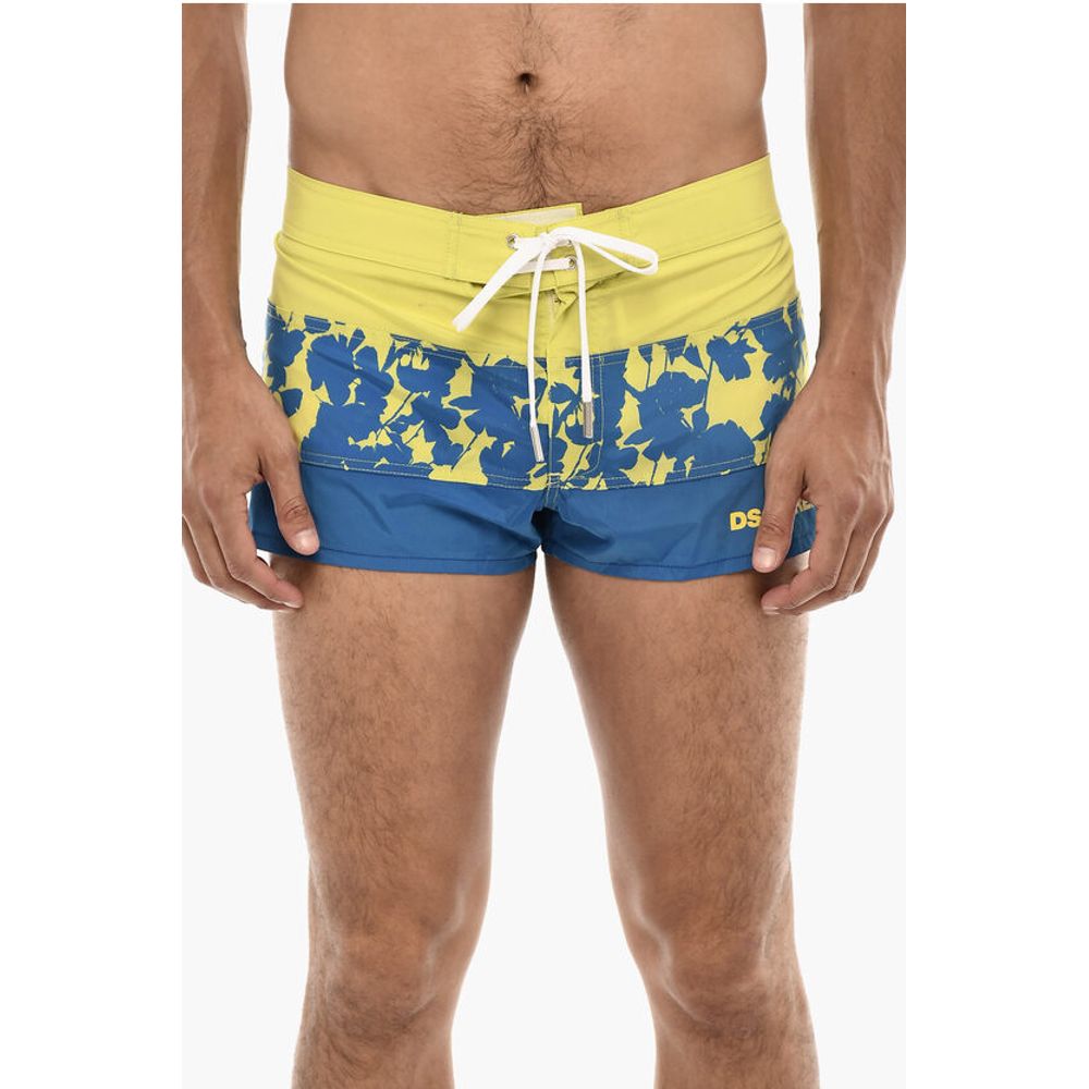 

Плавки-шорты с логотипом и цветочным мотивом Dsquared2, Bicolor