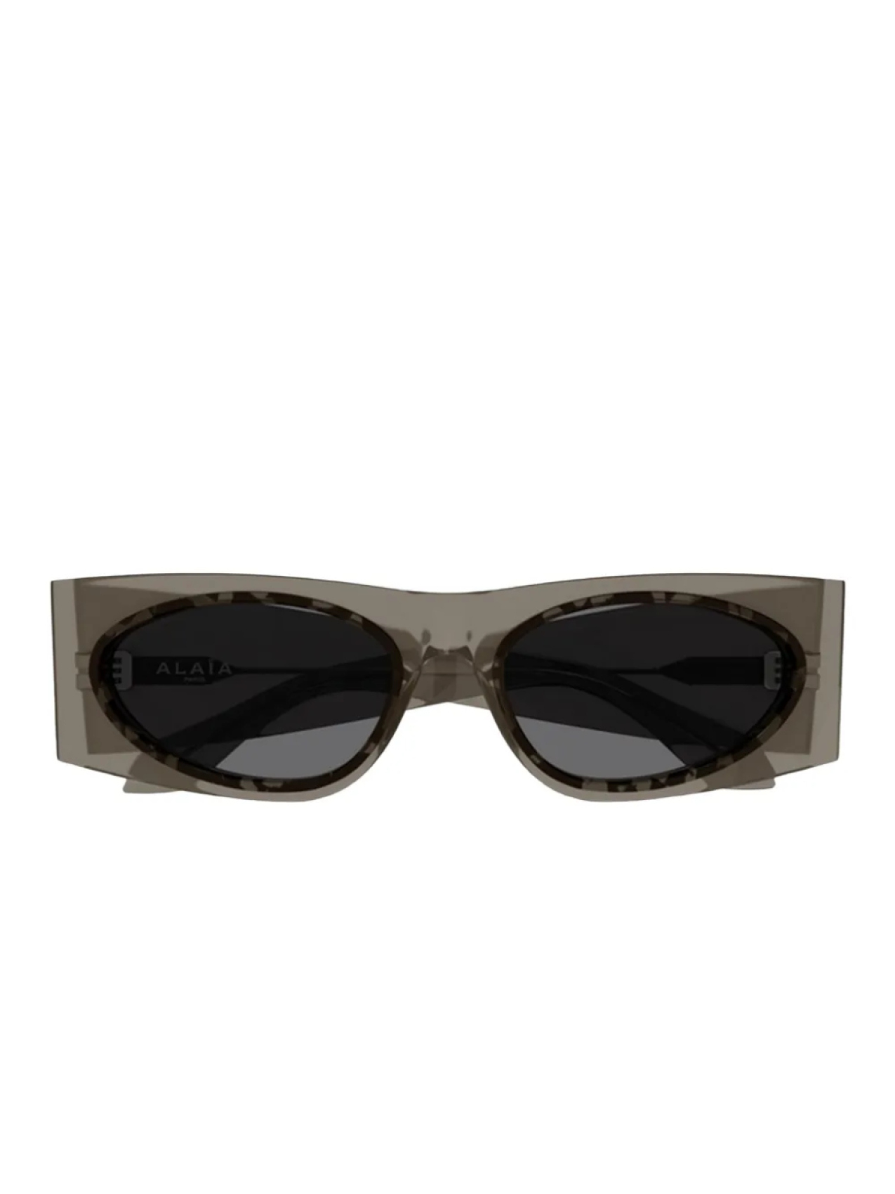 

Солнцезащитные очки Alaïa в овальной оправе, коричневый