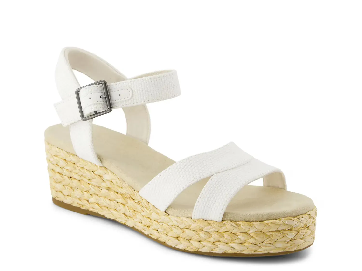 Босоножки Audrey Wedge - женские Toms, White