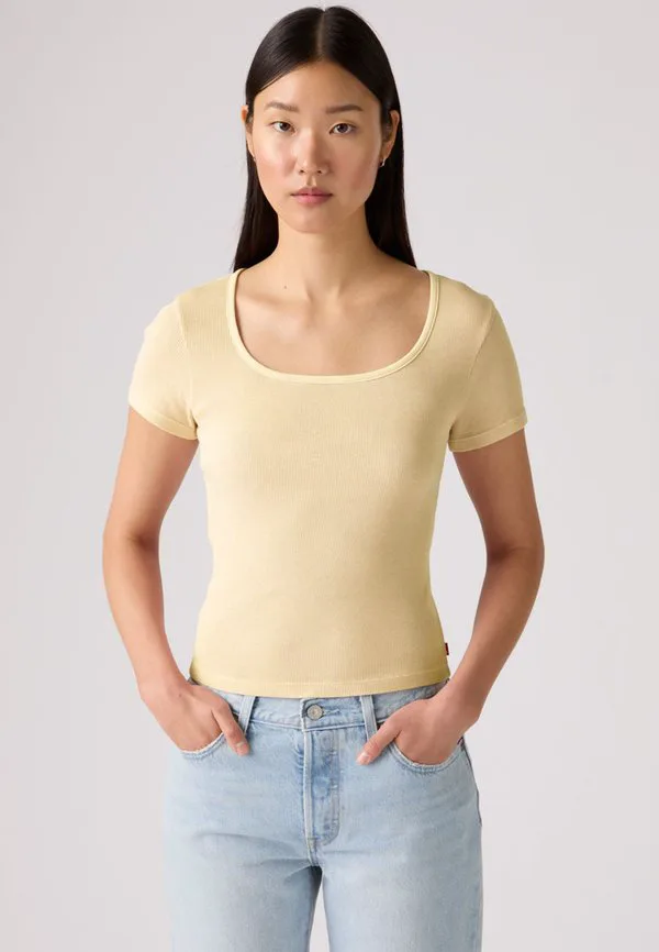 

Базовая футболка Levi'S, French Vanilla, Желтый, Базовая футболка Levi'S, French Vanilla