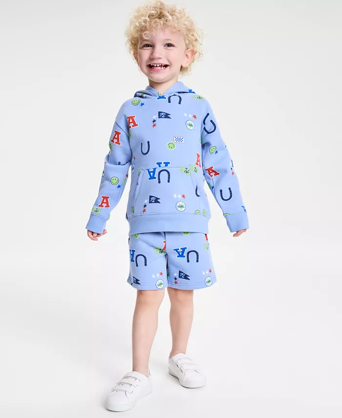 

Детский комплект из мягкого флиса с принтом для мальчиков 2T-4T, 2 предмета Epic Threads, зеленый