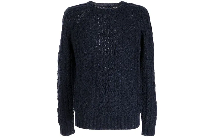 Джемпер с длинным рукавом из коса-вязания Polo Ralph Lauren, Blue