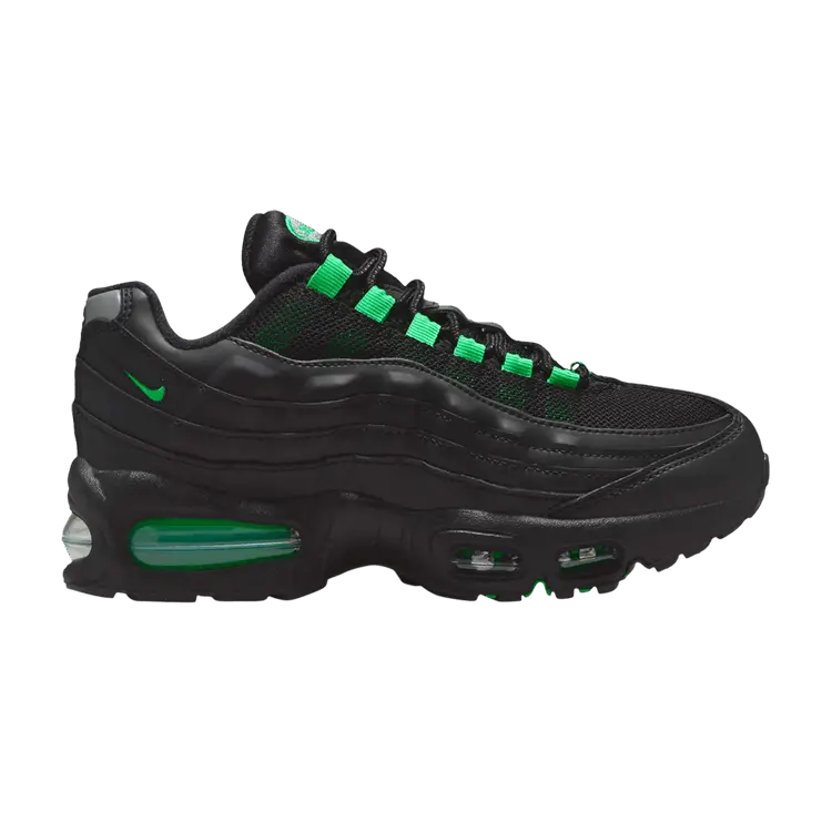 

Кроссовки Nike Air Max 95 OG GS 'Green Shock', черный