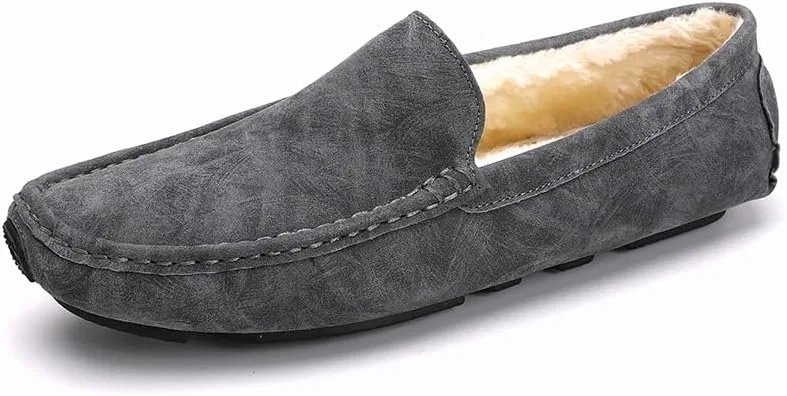 Лоферы на меху мужские, Grey Lined SayfuR
