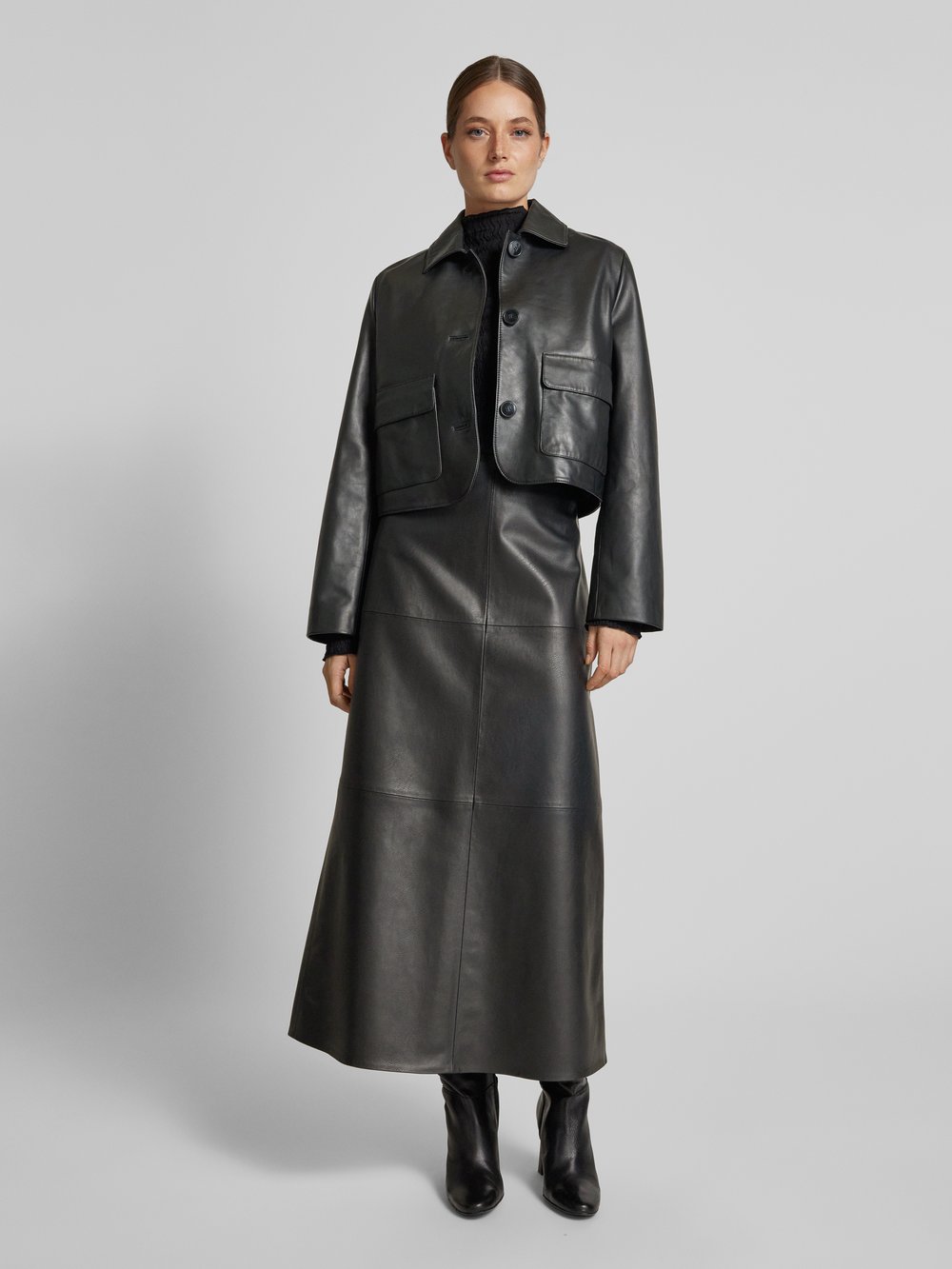 

Кожаная куртка Jake*s Collection, черный