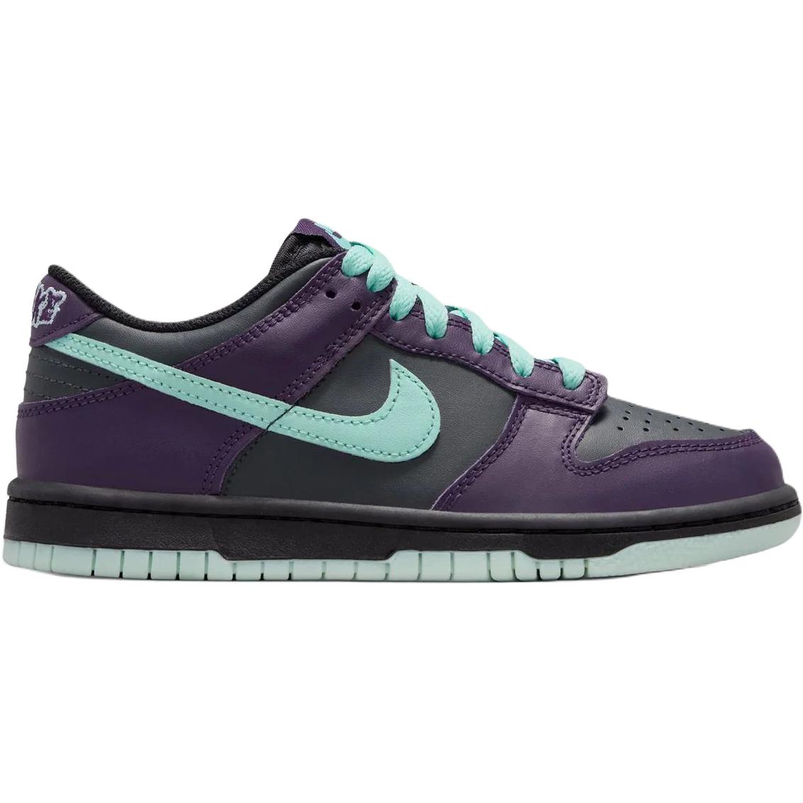 Кроссовки Dunk Low top Kids' Skateboarding Shoes Smoke Gray Unisex Nike, серый — фото 3
