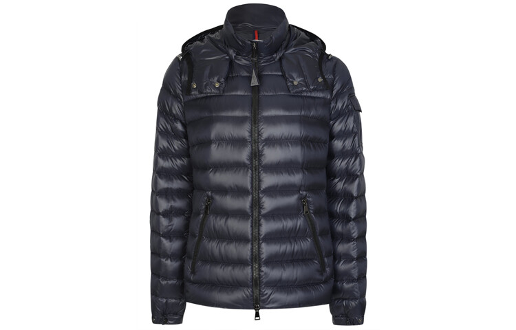 

Пуховик женский темно-синий Moncler