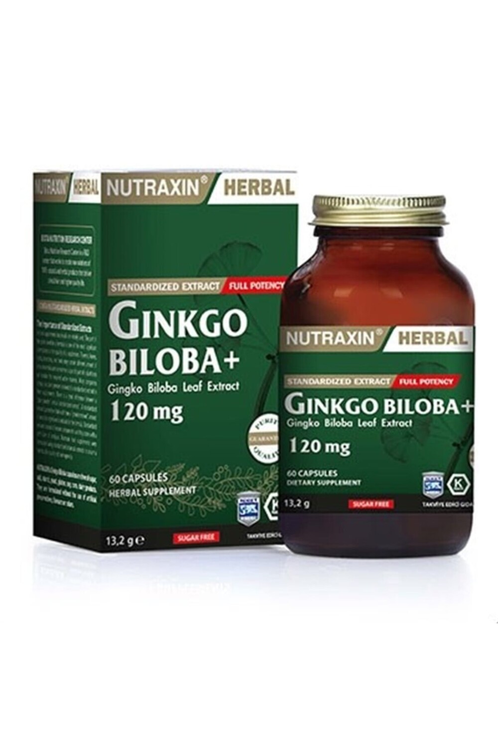 

Nutraxin Гинкго билоба 120 мг 60 чашек