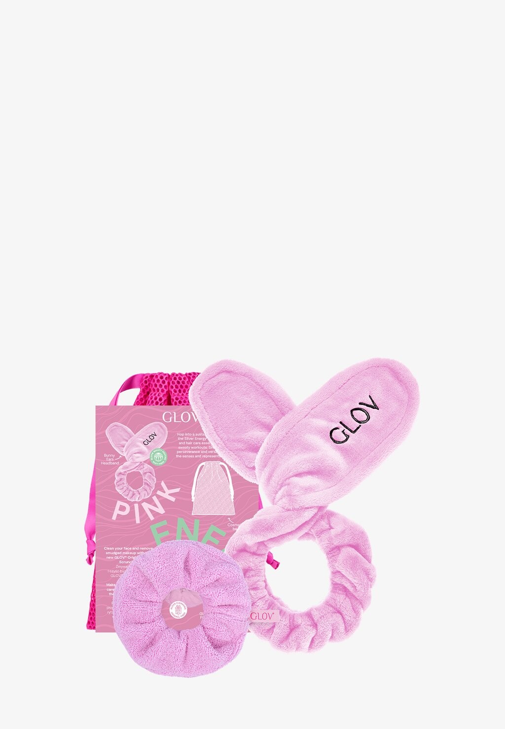 

Набор для волос Pink Energy Set Glov, розовый