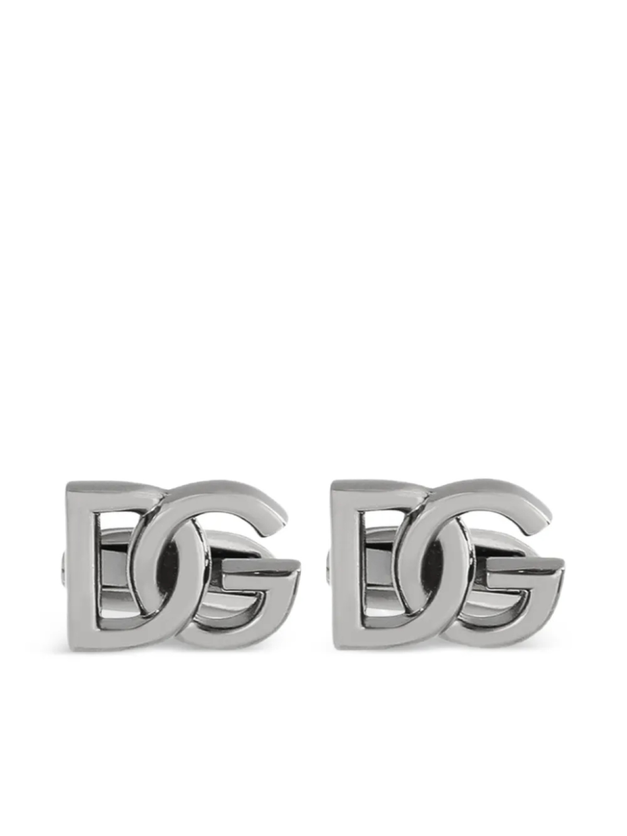 

Dolce & Gabbana запонки с логотипом DG, серебряный