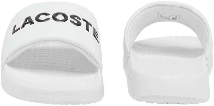 Lacoste мужские сандалии Serve Slide 1.0, White & Black — фото 2
