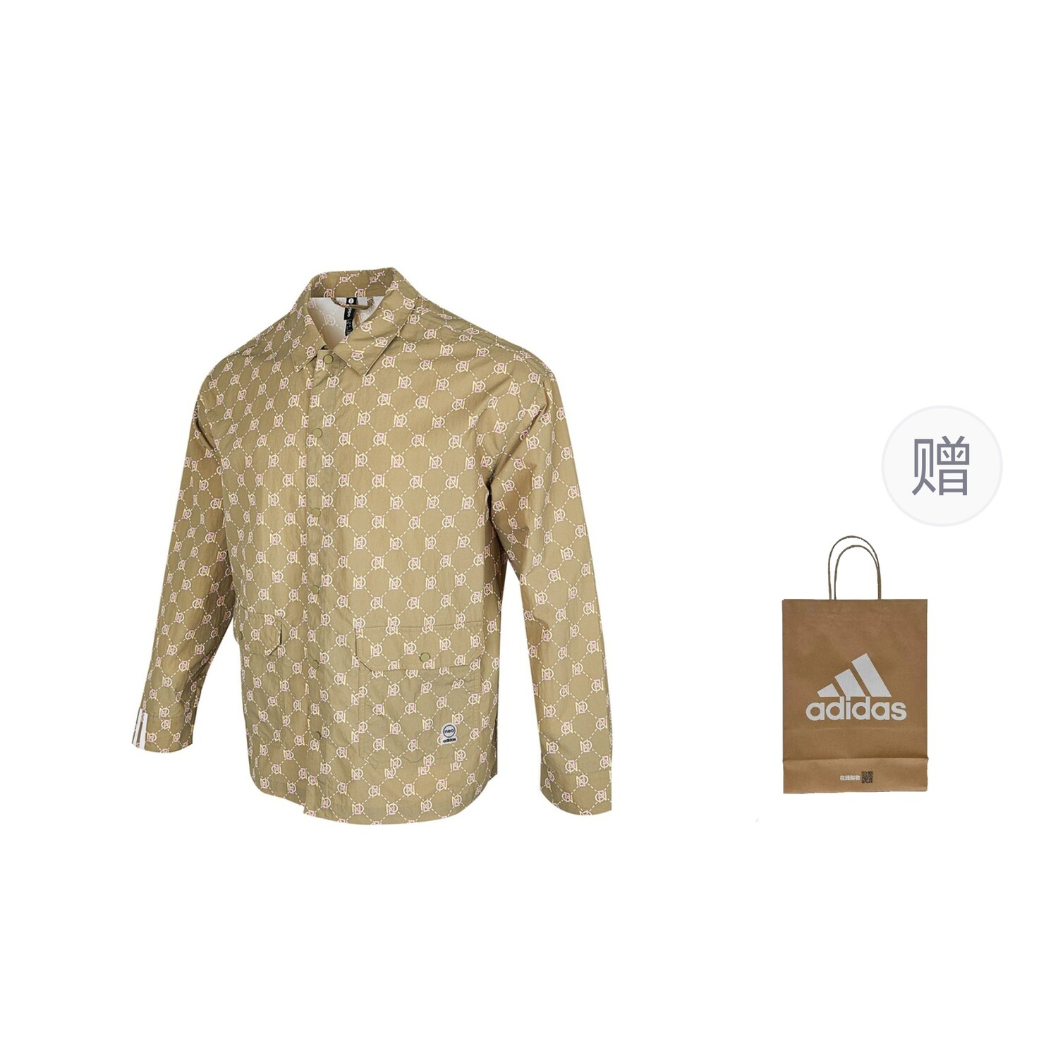 

Куртка NEO мужская, цвет хаки + подарочный пакет Adidas