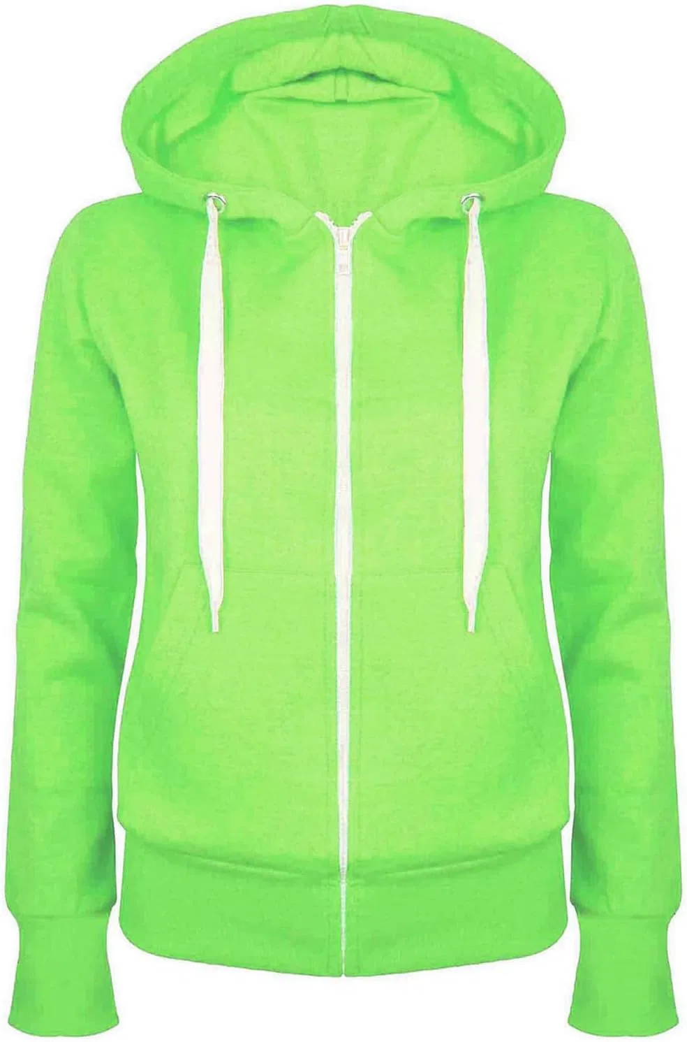 Женская худи с молнией, легкая, Generic, #05 Mint Green