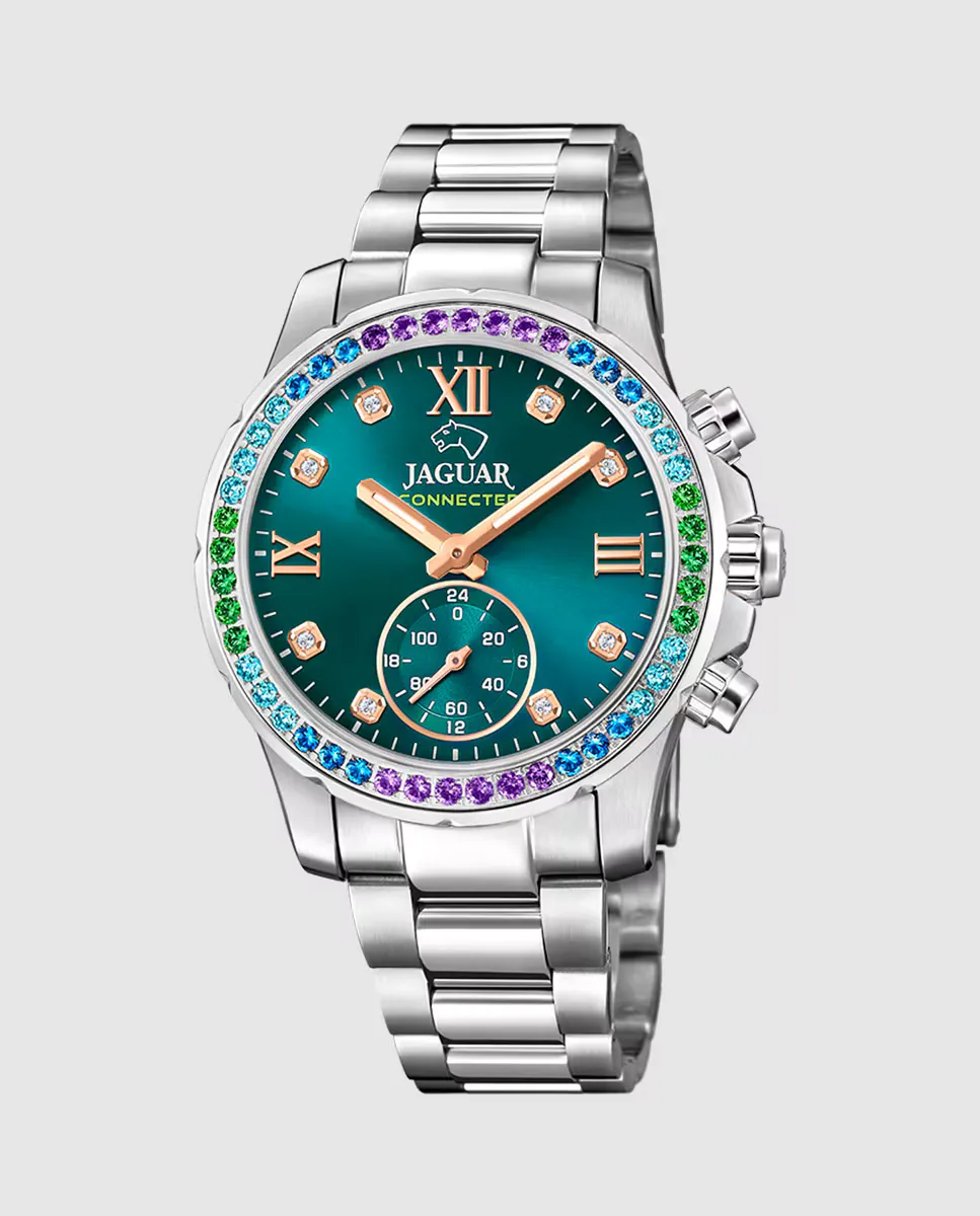 

J980/6 Connected Lady женские часы из серебристой стали Jaguar, серебряный